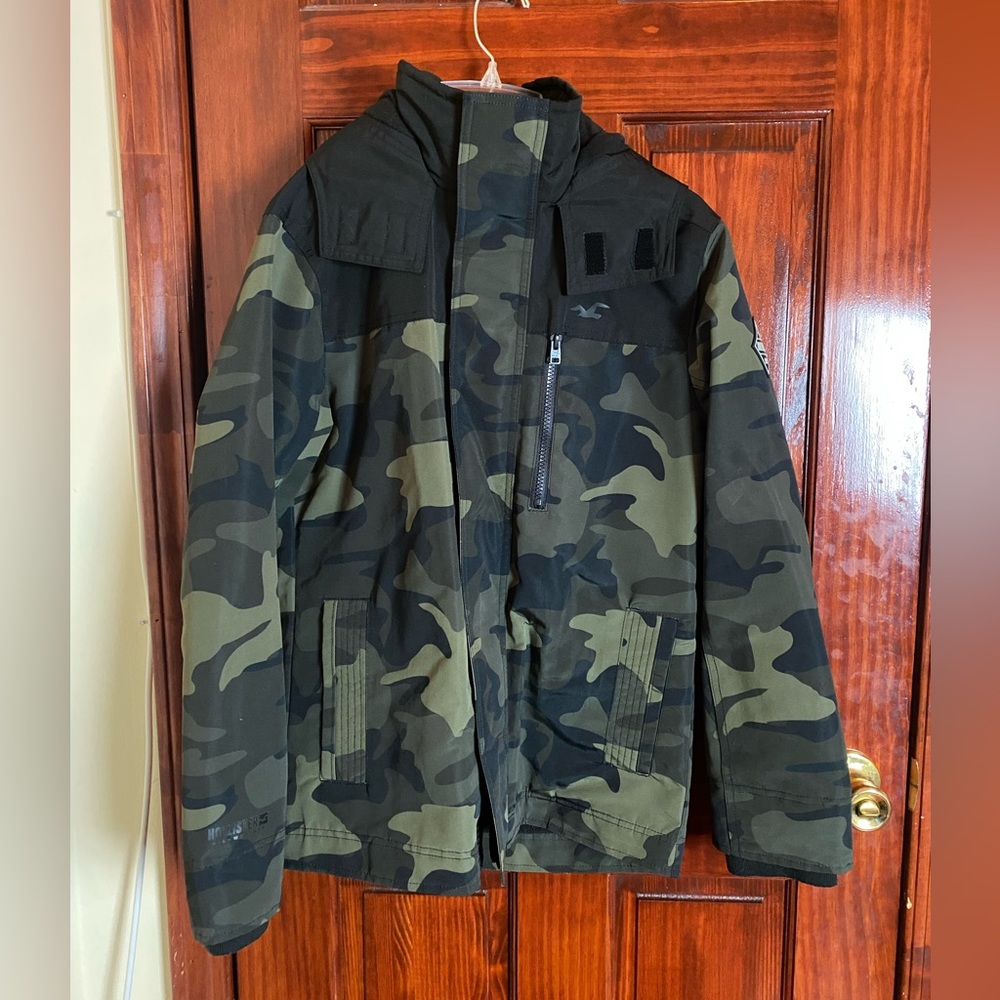 Hollister All Weather Mens Camo Jacket XS